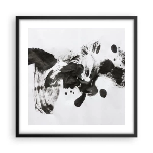 Poster in een zwarte lijst - Is er een methode voor de waanzin? - 50x50 cm