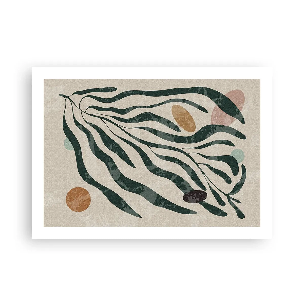 Poster - Tussen het groen - 70x50 cm