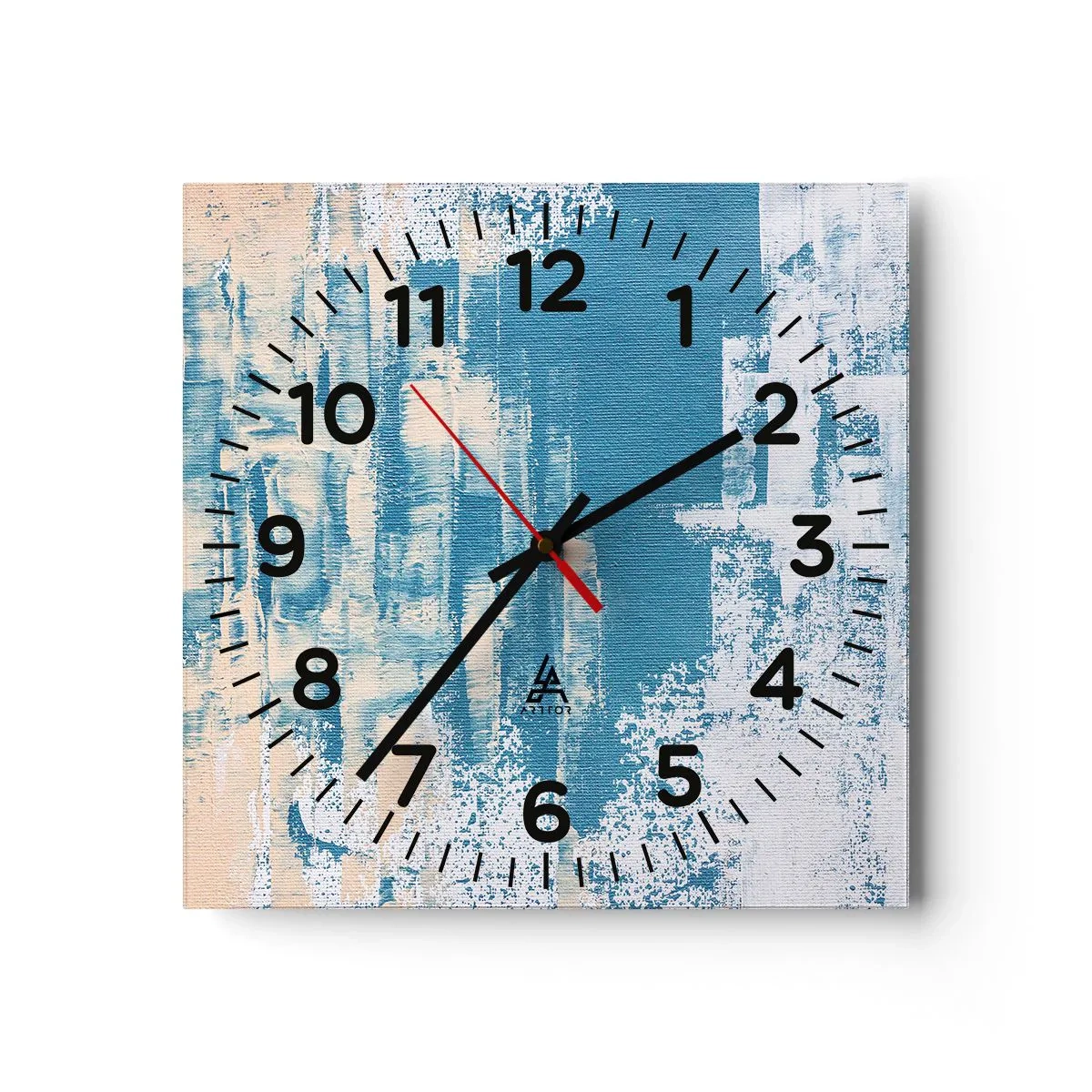 Wandklok - Klok - Door een ijspegel - 30x30 cm