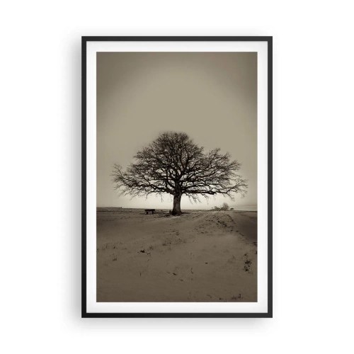 Poster in een zwarte lijst - Van hier tot in de eeuwigheid - 61x91 cm