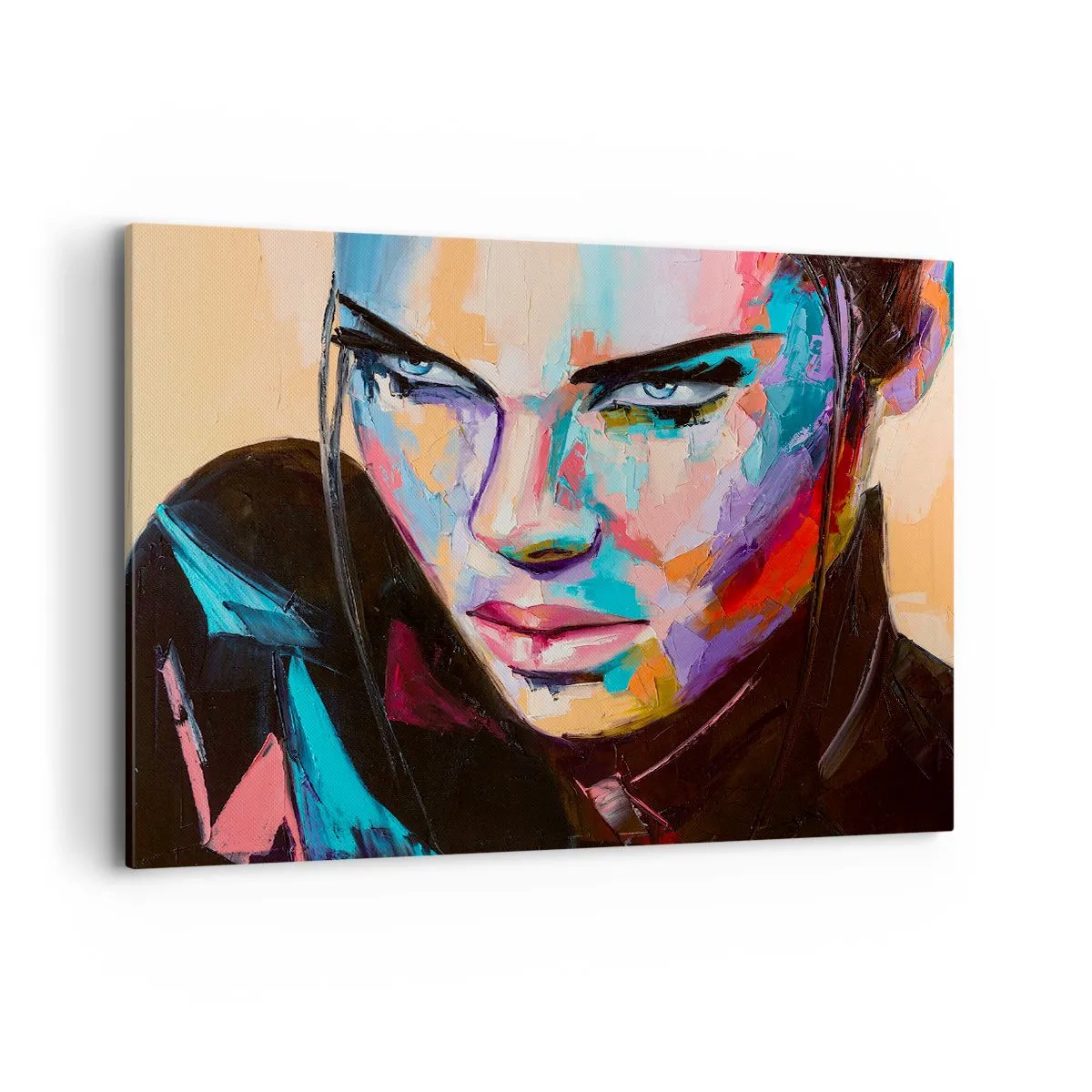 Schilderen op canvas - Wildheid in het hart - 120x80 cm