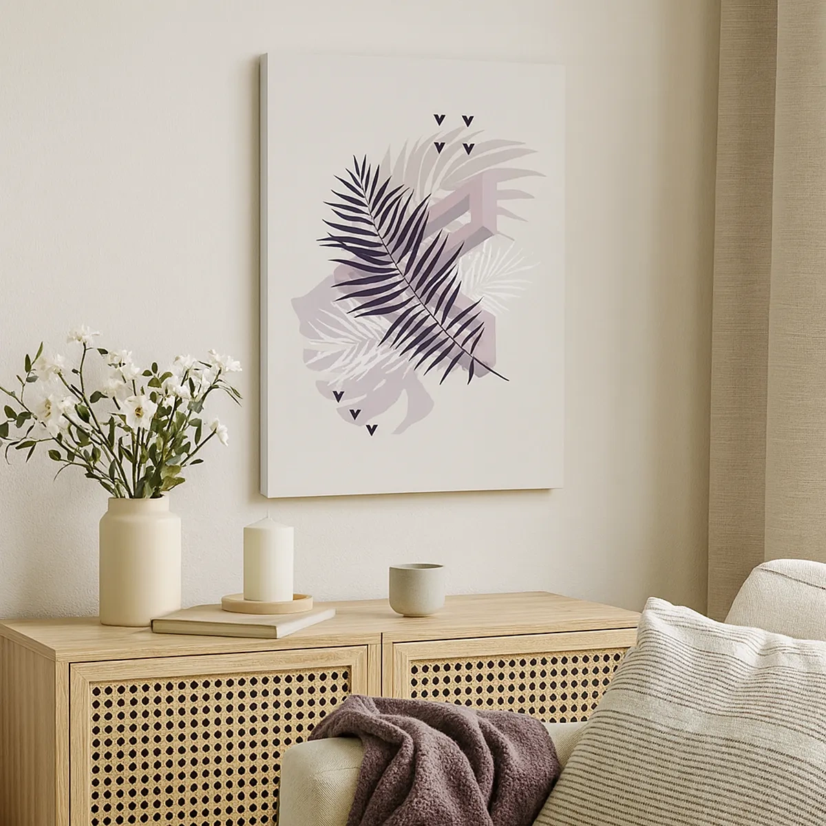 Schilderen op canvas - De schaduw van de schaduw - 50x70 cm