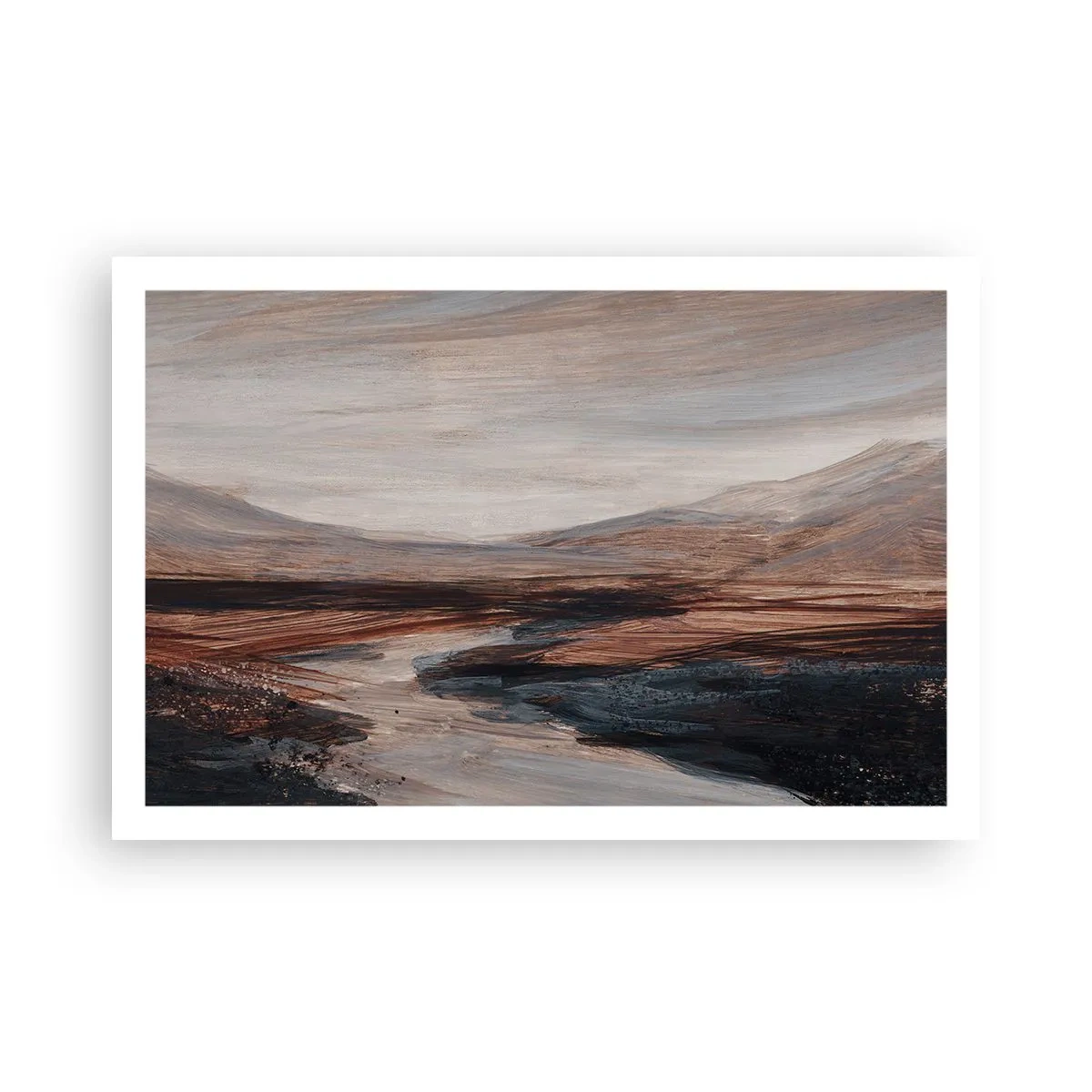 Poster - Een rustige vallei - 91x61 cm