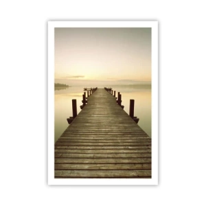 Poster - Aanbreken van de dag, licht - 61x91 cm