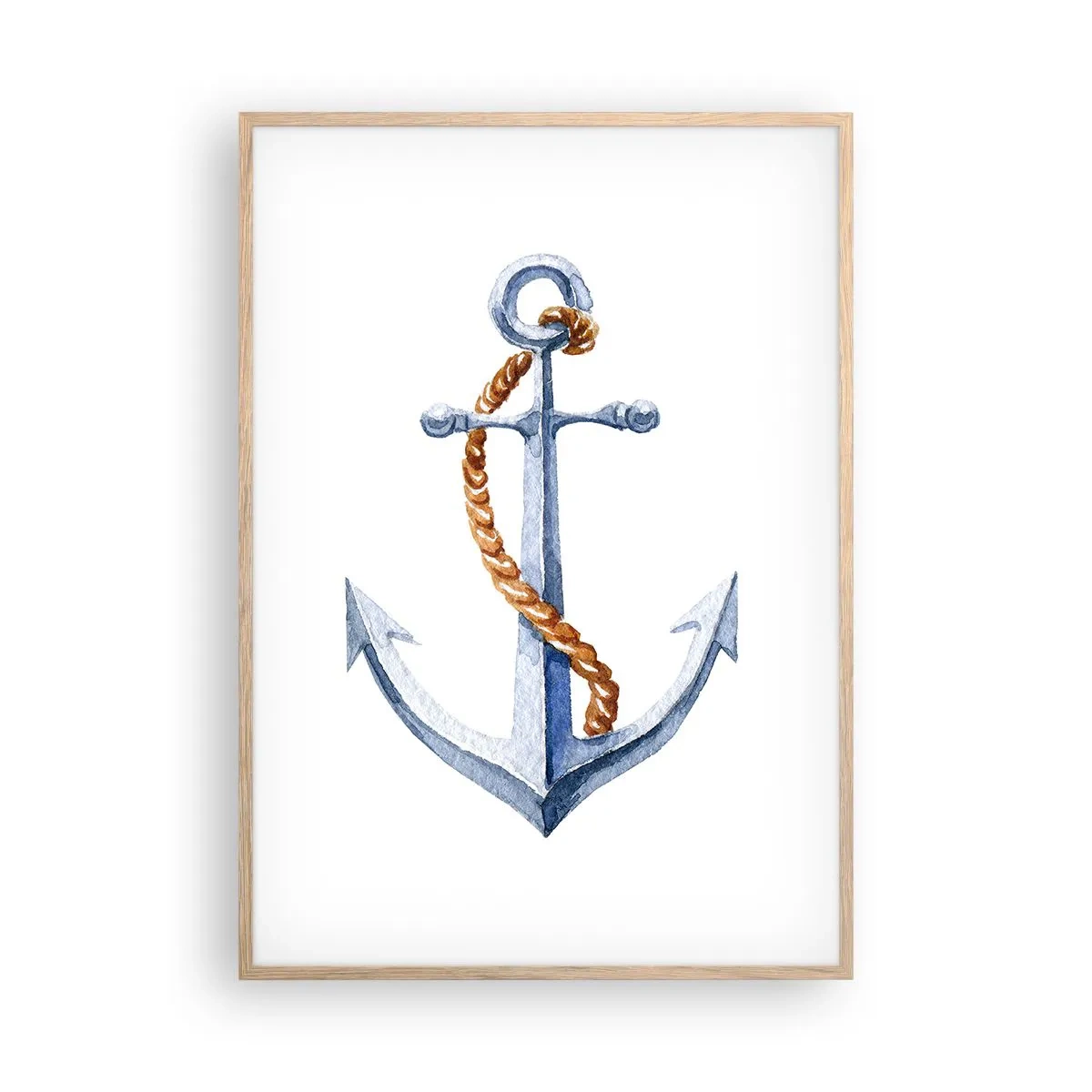 Een poster in een licht eiken lijst - Ahoi avontuur! - 70x100 cm