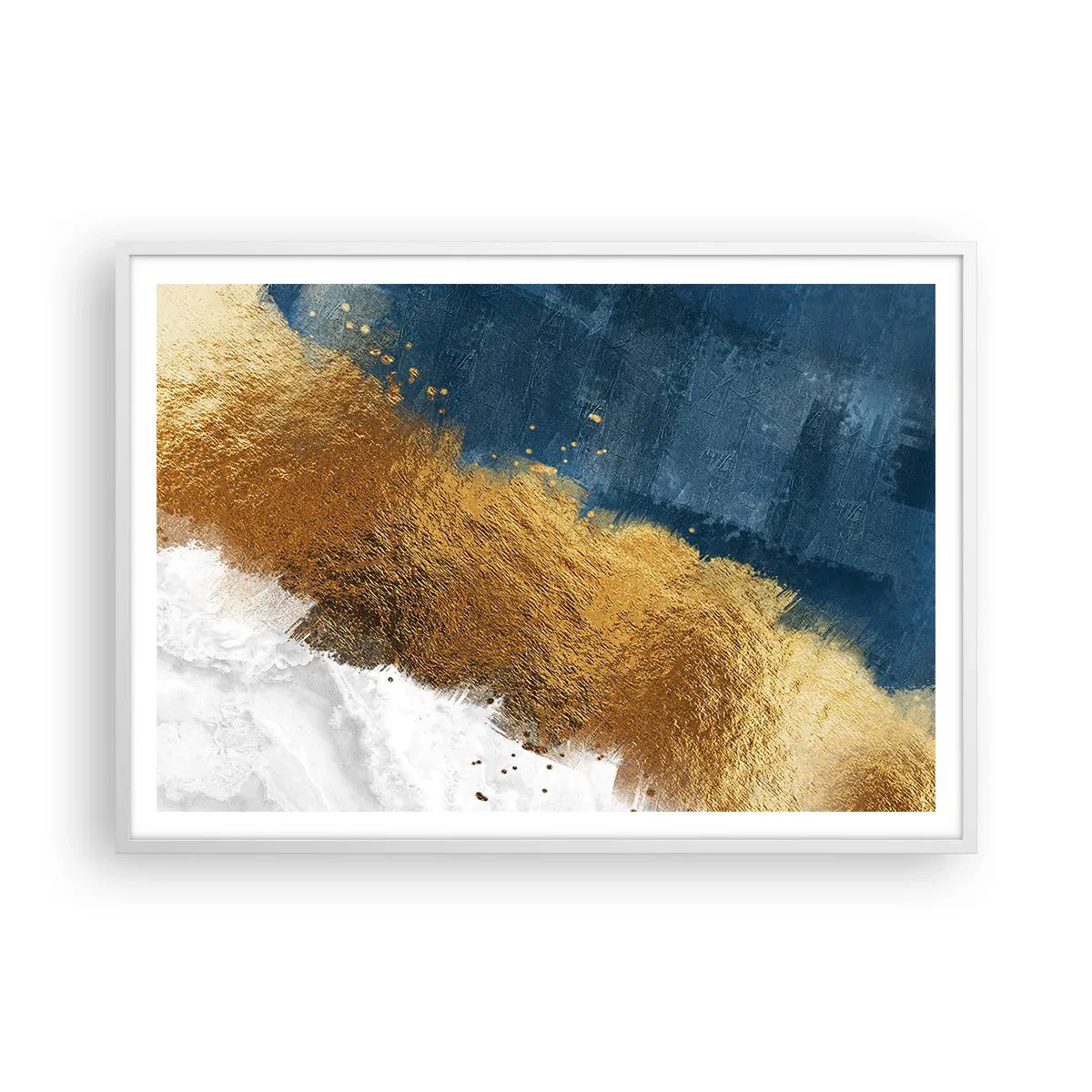 Poster in een witte lijst - De kleuren van de zomer - 100x70 cm