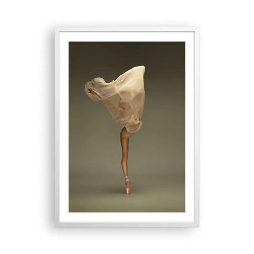 Poster in een witte lijst - Het zal snel omhoog vliegen - 50x70 cm