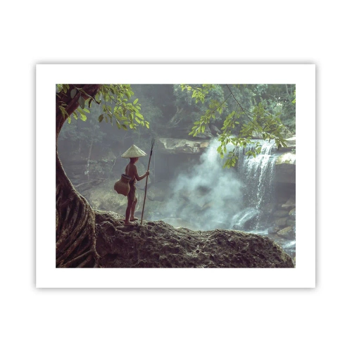 Poster - Bevriend met de natuur - 50x40 cm