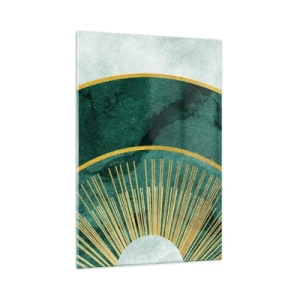 Schilderen op glas - Een ander zonnestelsel - 70x100 cm