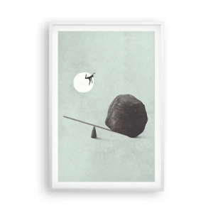 Poster in een witte lijst - Vervulde dromen - 61x91 cm