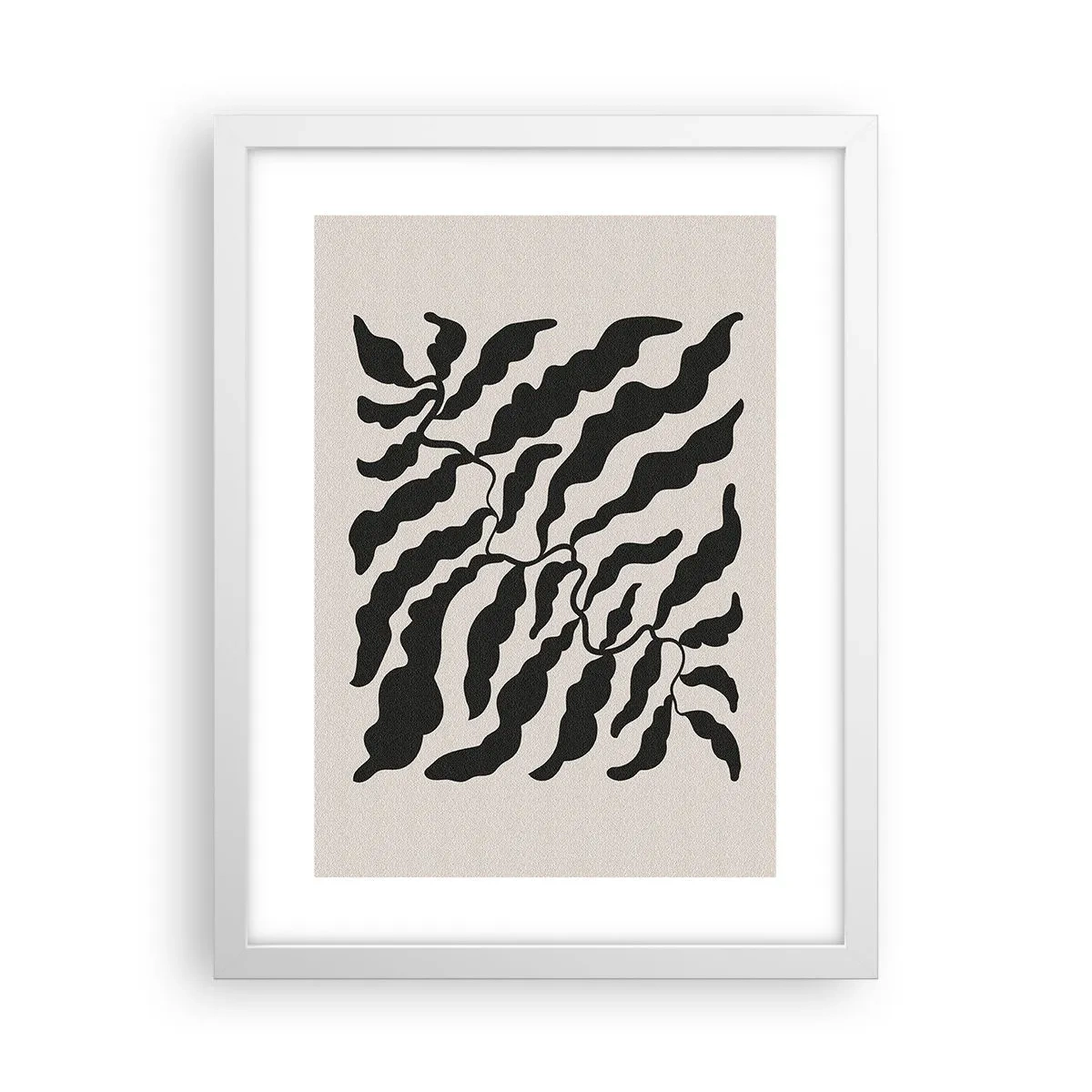 Poster in een witte lijst - Natuur van een vierkant - 30x40 cm