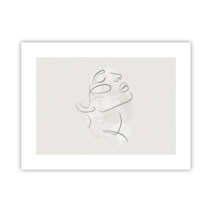 Poster - De omtrek van een droom - 40x30 cm