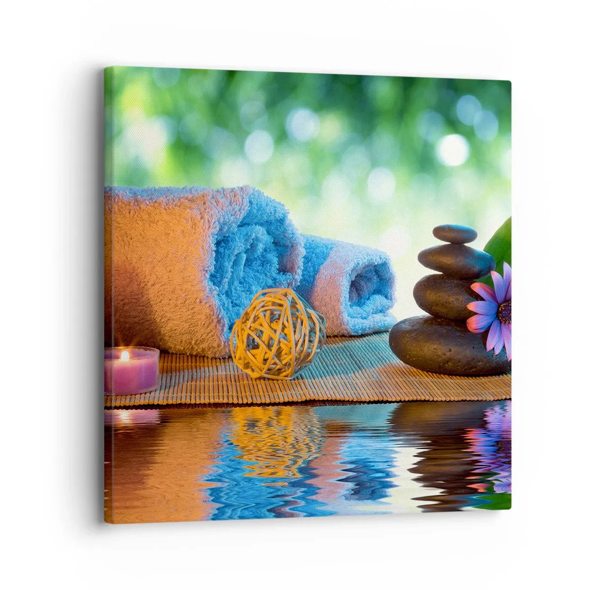 Schilderen op canvas - Tijd voor het lichaam - 30x30 cm