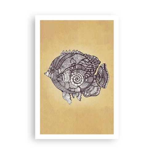 Poster - Uit een oceaan van ornamenten - 61x91 cm