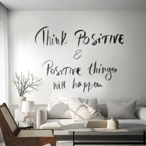 Fotobehang Standard Eco - Motiverende quote in elegant zwart schrift op een witte achtergrond - 100x70cm - Hoe leef je het leven? - Moderne wanddecoratie voor woonkamer en slaapkamer ARTTOR