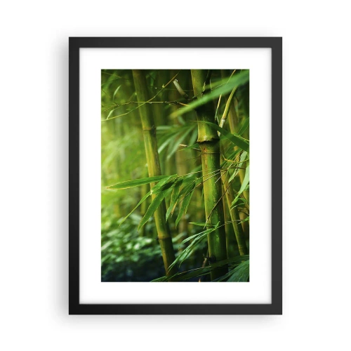 Poster in een zwarte lijst - Maak kennis met groen zelf - 30x40 cm