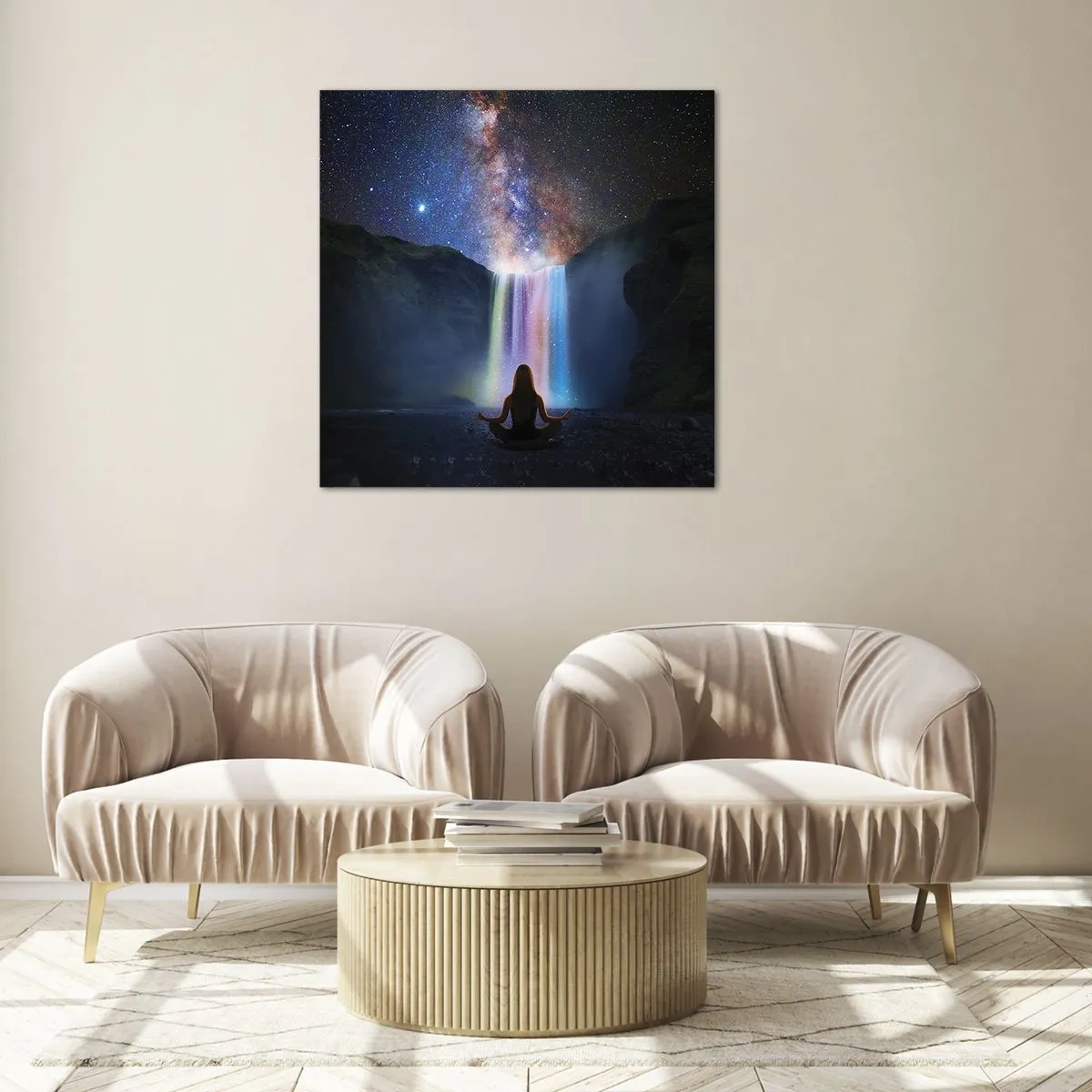 Schilderen op glas - Absolute harmonie - 70x70 cm