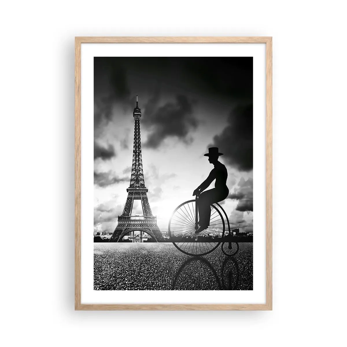 Een poster in een licht eiken lijst - Verlangen naar Belle Epoque - 50x70 cm