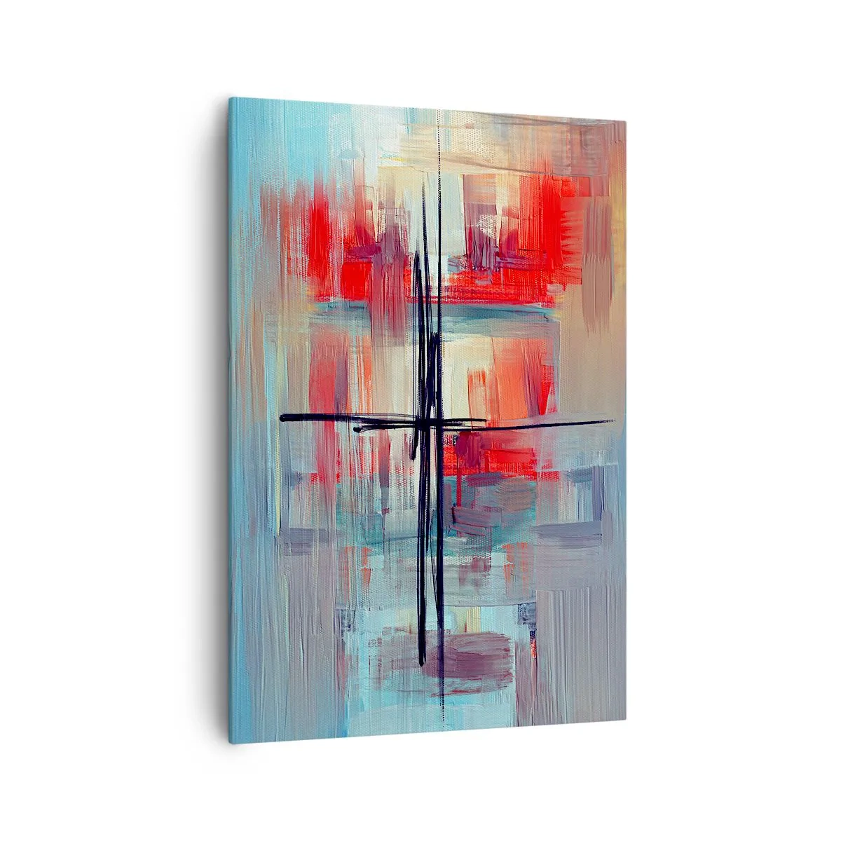 Schilderen op canvas - Een landschap in een onbekende dimensie - 70x100 cm