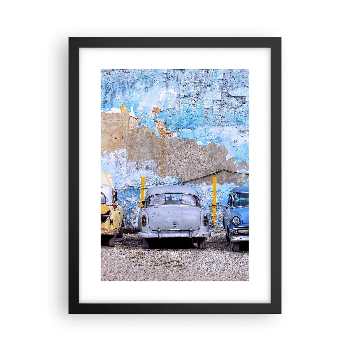 Poster in een zwarte lijst - Veteranenbijeenkomst - 30x40 cm