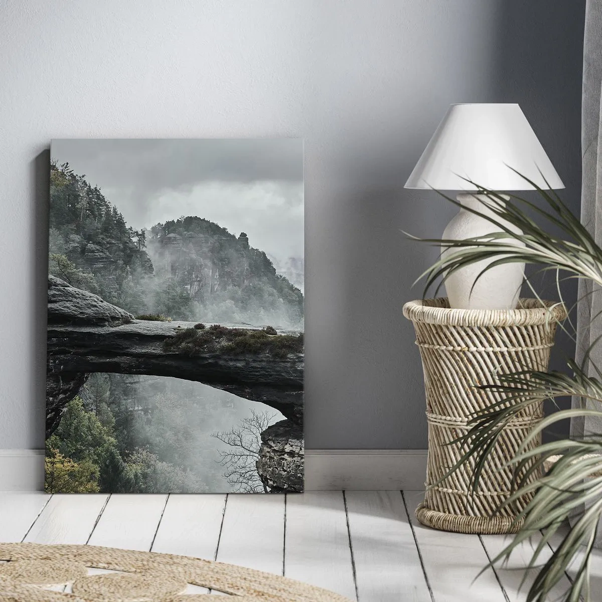 Schilderen op canvas - Het avontuur gaat beginnen - 65x120 cm