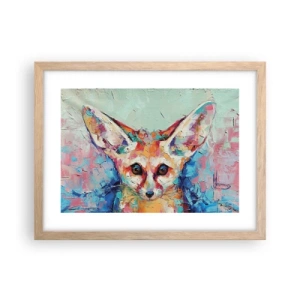 Een poster in een licht eiken lijst - Ben je klaar voor mij? - 40x30 cm