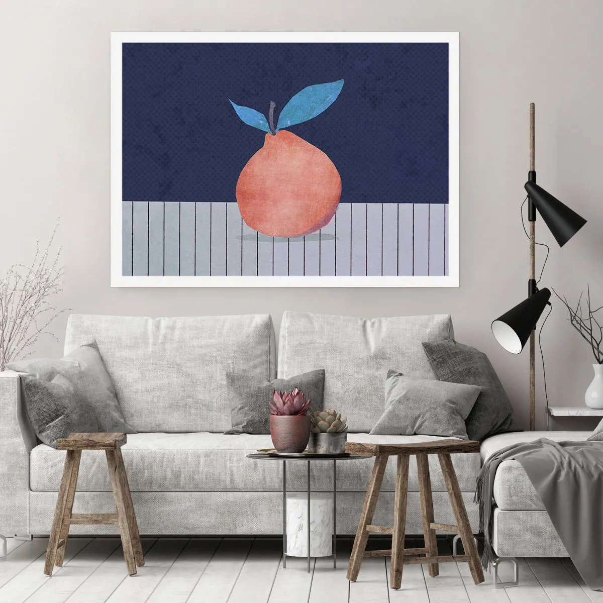 Poster - Convexiteit en vlak - 70x50 cm