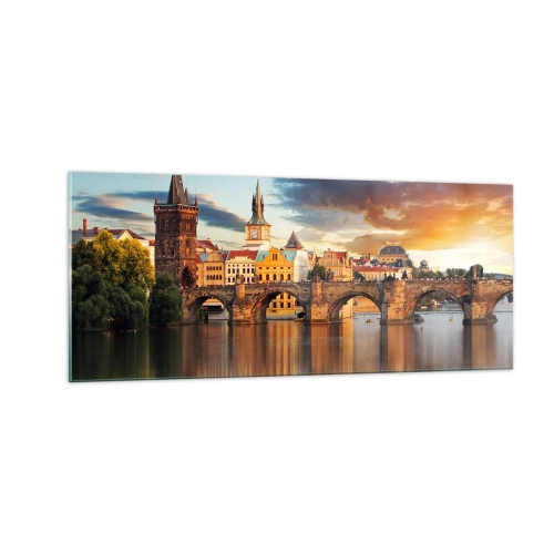 Schilderen op glas - Eeuwenlang mooi - 100x40 cm