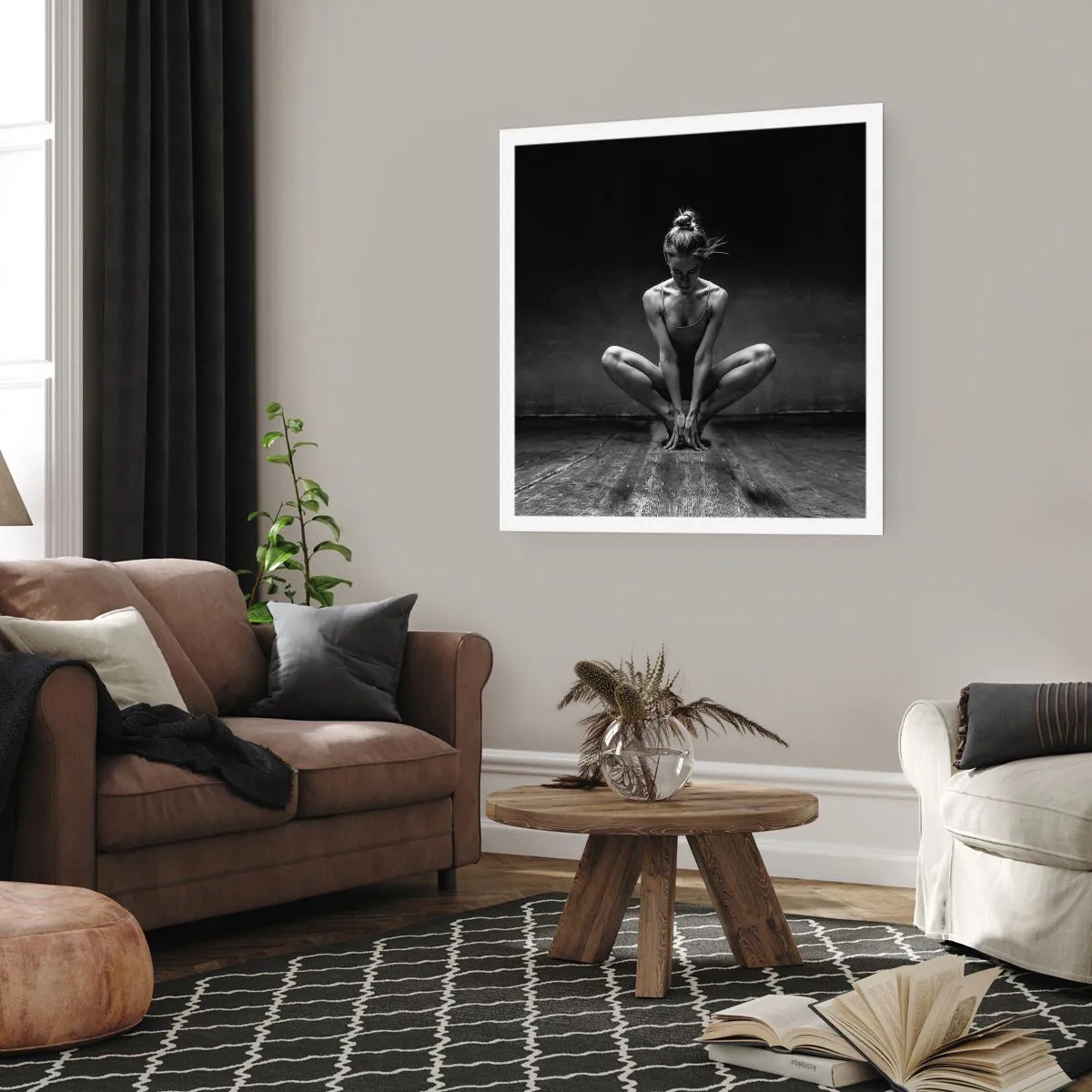 Poster - Concentratie van dansenergie - 30x30 cm