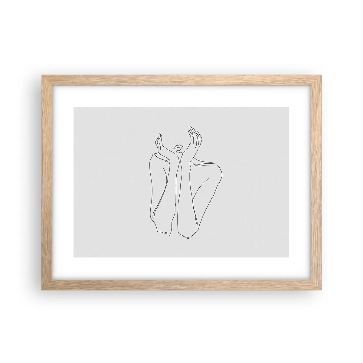 Een poster in een licht eiken lijst - Waar meisjes van dromen - 40x30 cm