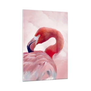 Schilderen op glas - Vogel schoonheid - 50x70 cm
