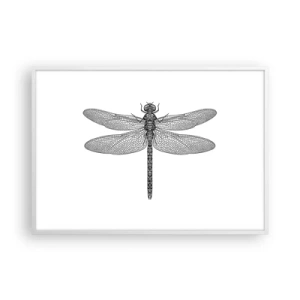 Poster in een witte lijst - Precisie van de natuur - 100x70 cm