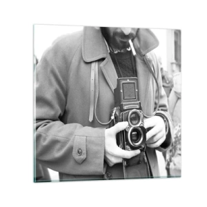 Schilderen op glas - Retro stijl - 40x40 cm