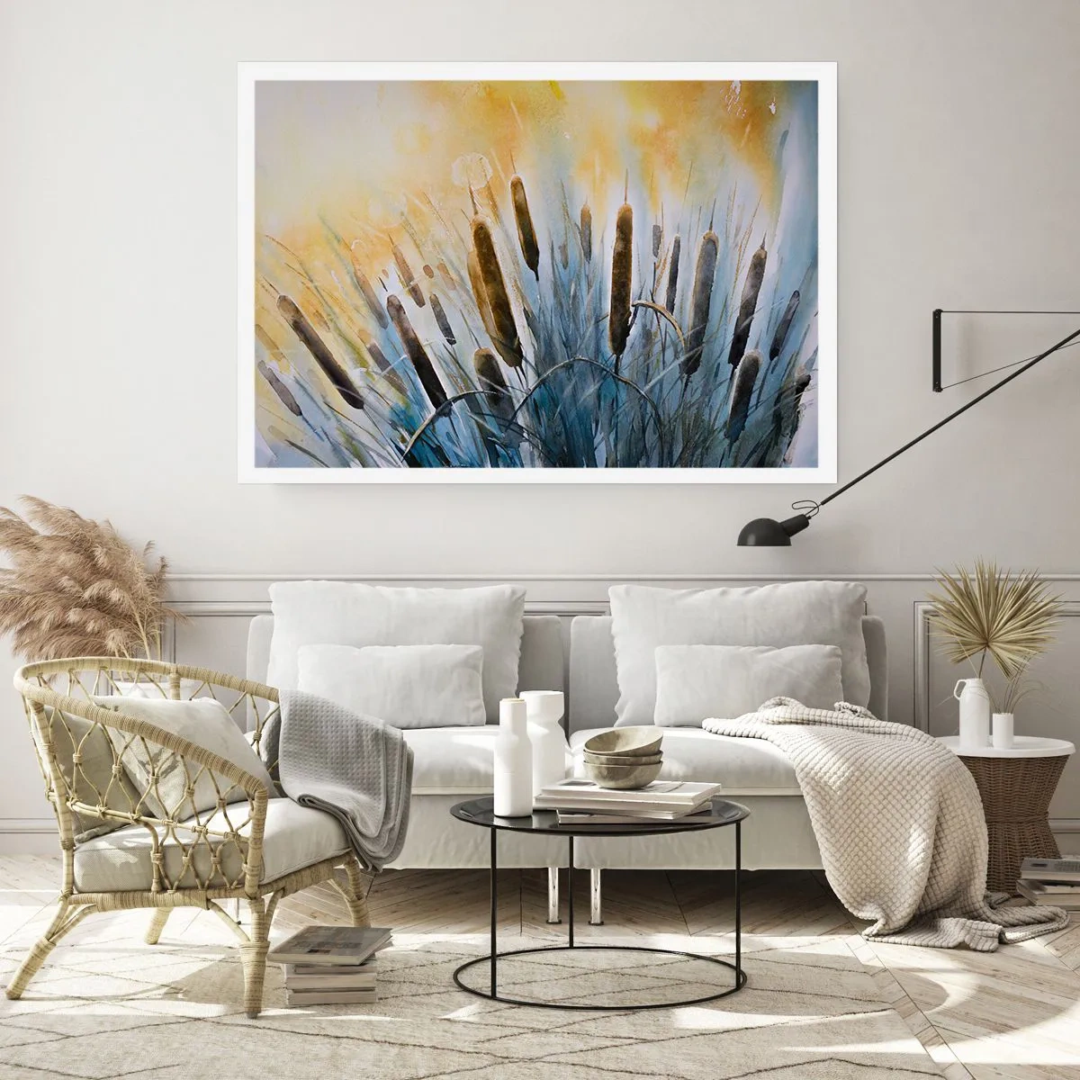 Poster - De kou van het water, de hitte van de zon - 91x61 cm