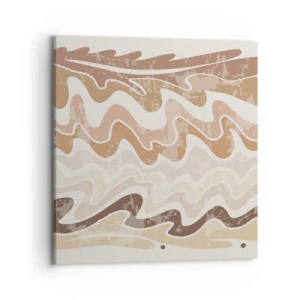 Schilderen op canvas - Goede energie – goede emoties - 70x70 cm