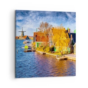 Schilderen op canvas - Eeuwenlang geen verandering - 50x50 cm