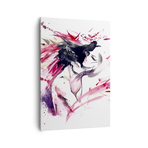 Schilderen op canvas - Een liefdesvervulling - 70x100 cm