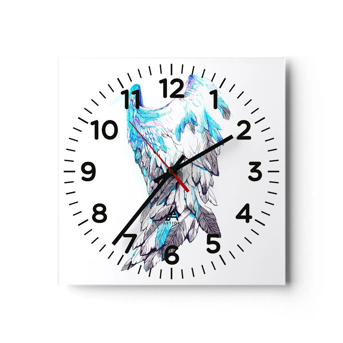 Wandklok - Klok - Ik heb vleugels nodig - 40x40 cm