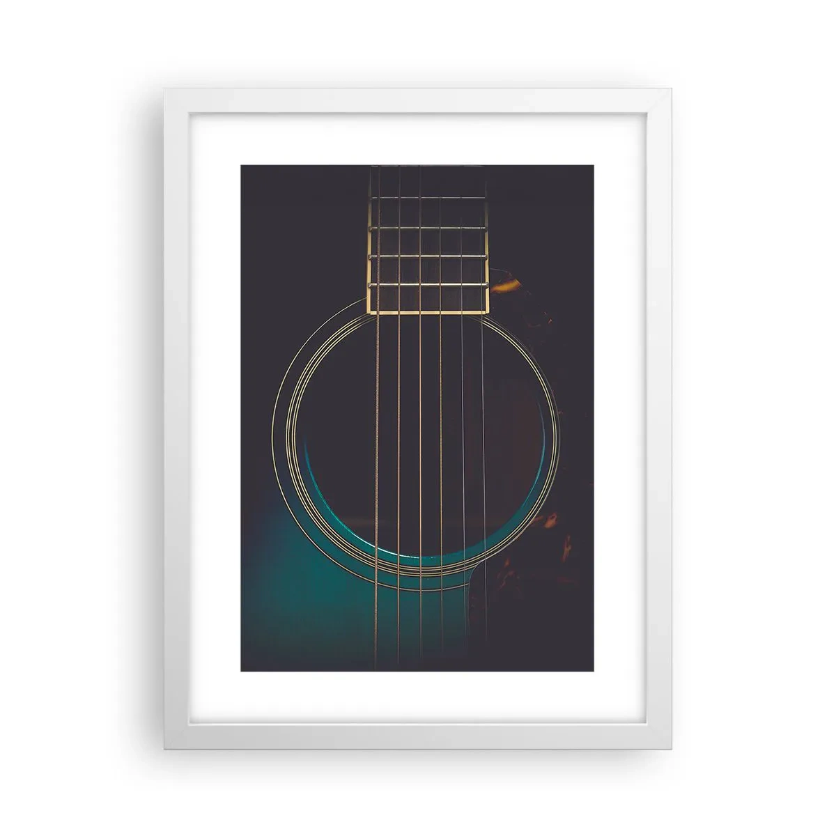 Poster in een witte lijst - Nog even voordat het klinkt - 30x40 cm