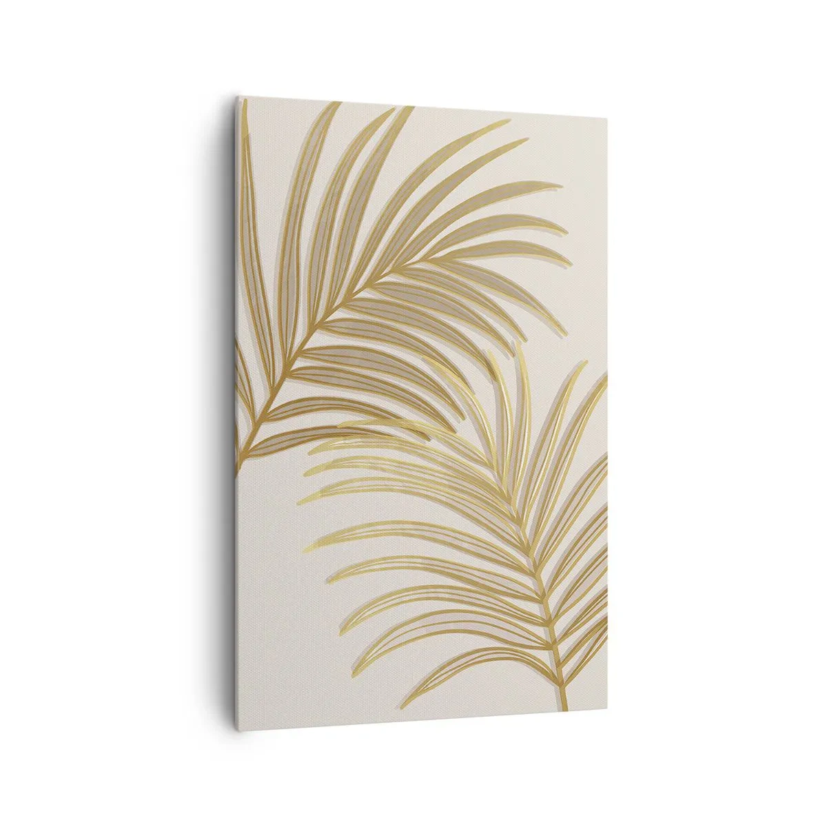 Schilderen op canvas - Gouden Palm! - 80x120 cm