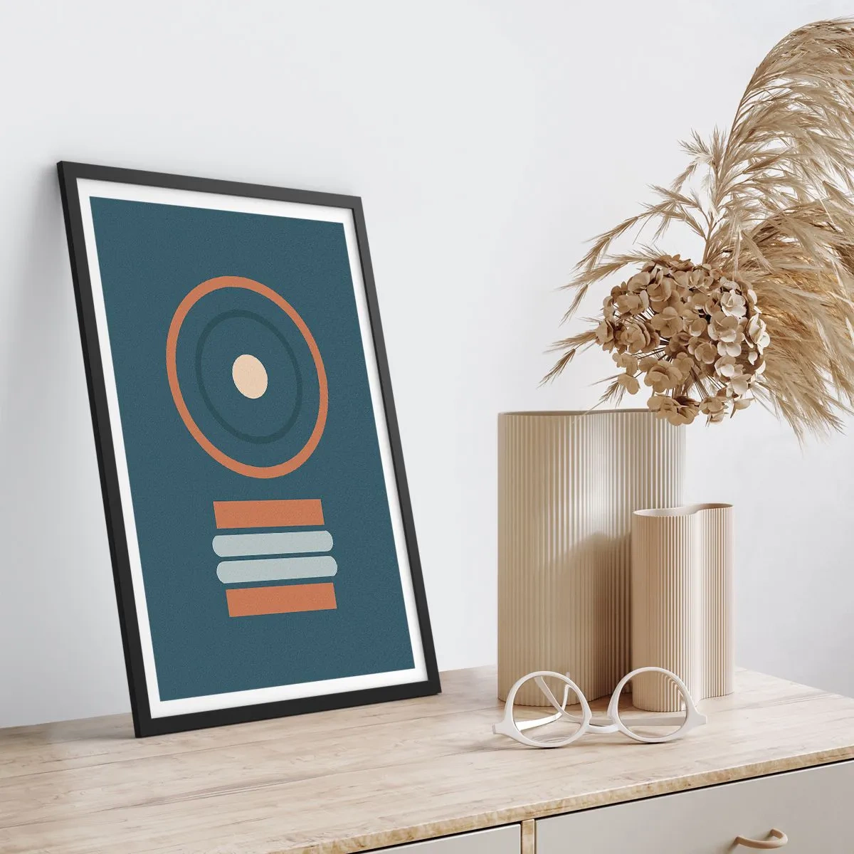 Poster in een zwarte lijst - De essentie van dingen - 40x50 cm