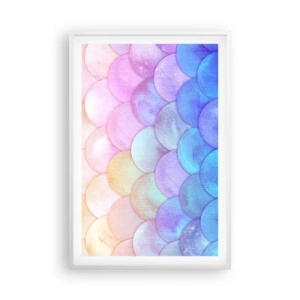 Poster in een witte lijst - Parel schaal - 61x91 cm