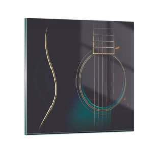 Schilderen op glas - Nog even voordat het klinkt - 30x30 cm