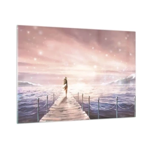 Schilderen op glas - In het licht van een droom - 100x70 cm