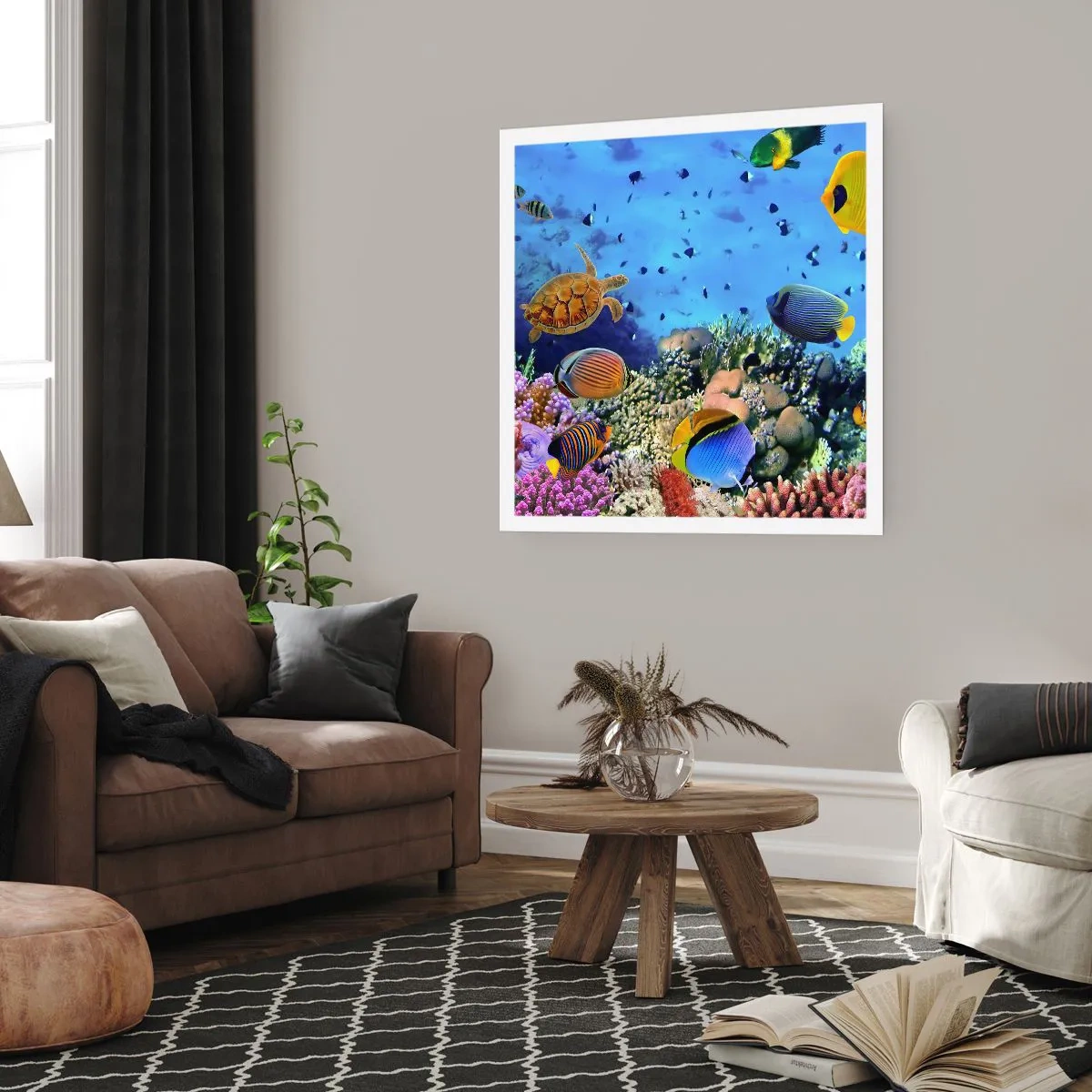 Poster - En wat weten we over het leven... - 40x40 cm