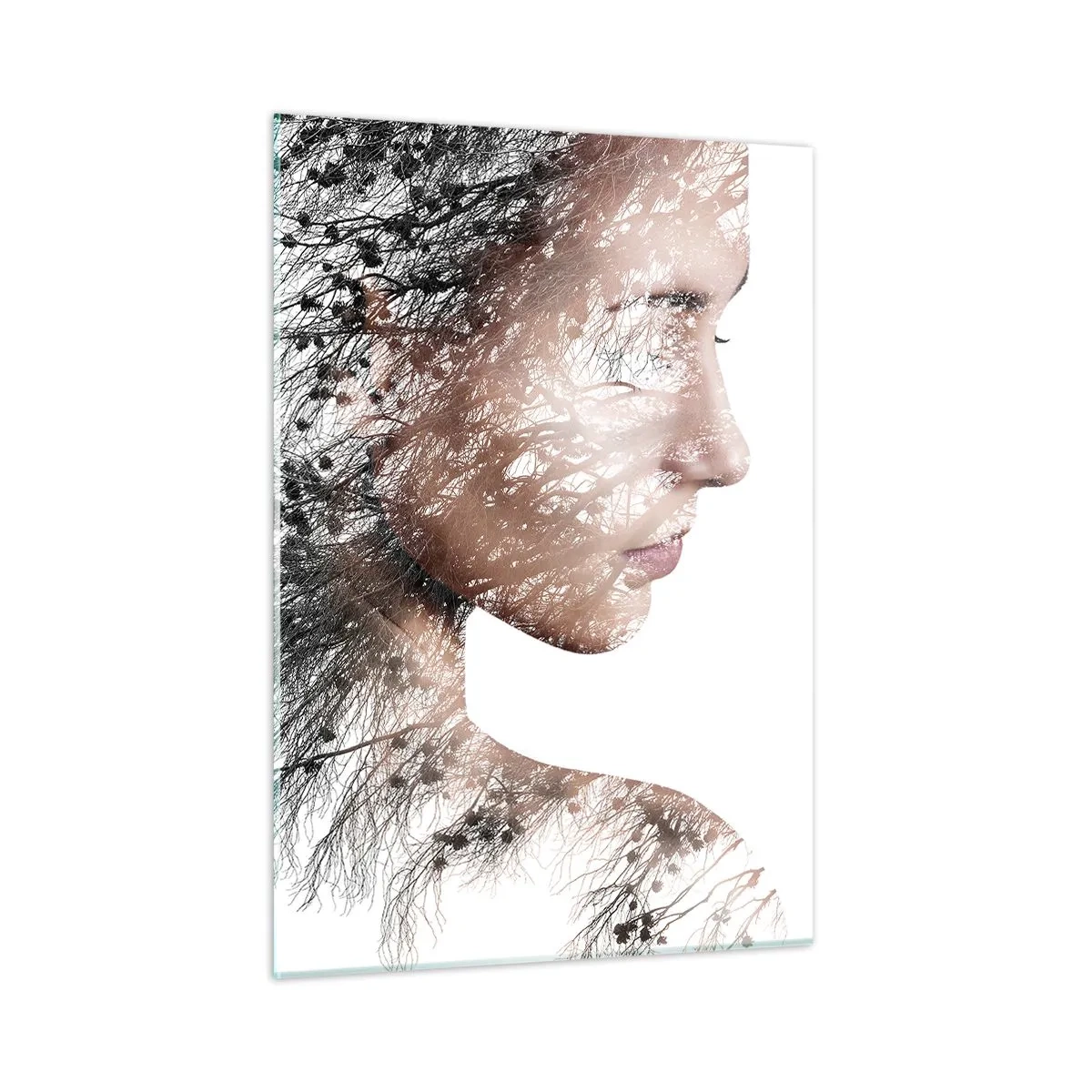 Schilderen op glas - De geest van het bos - 50x70 cm