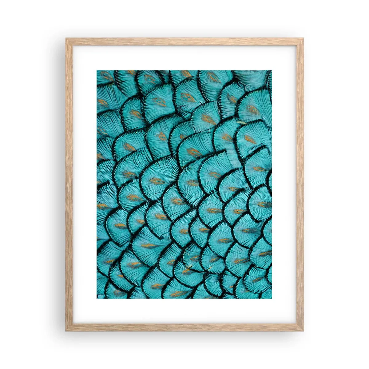 Een poster in een licht eiken lijst - Het grote verengala - 40x50 cm