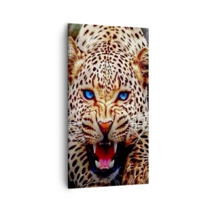 Schilderen op canvas - Boosheid schaadt de schoonheid niet - 55x100 cm