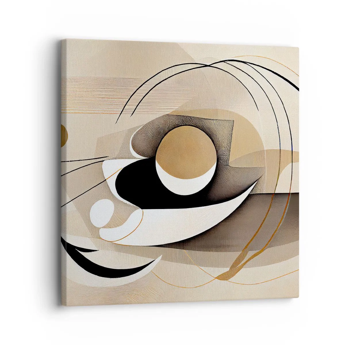 Schilderen op canvas - Compositie: de essentie van de dingen - 30x30 cm