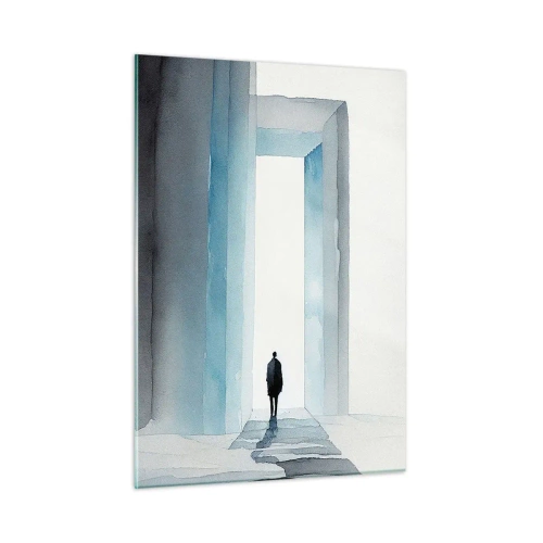Schilderen op glas - Leef zonder grenzen - 50x70 cm